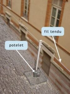 fil tendu anti pigeon