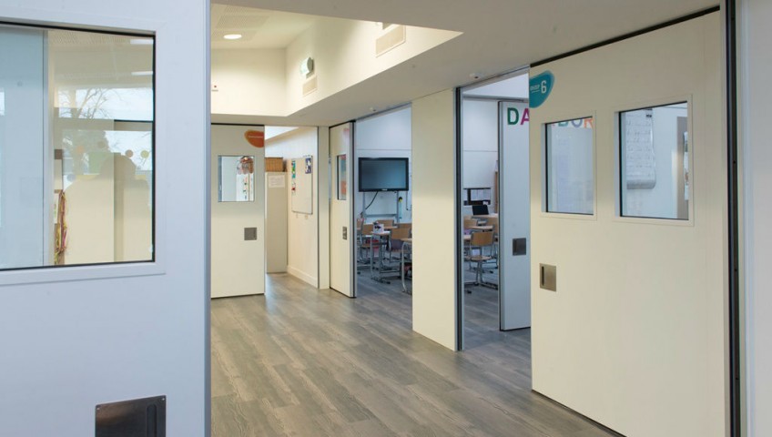 Cloison démontable blanche